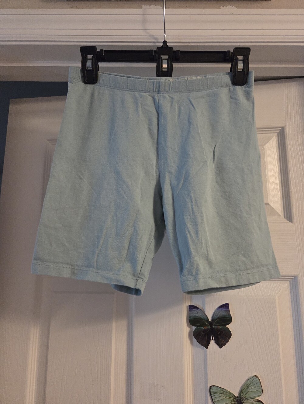 Wonder Nation blue cotton & spandex shorts size 14/16 xl girls